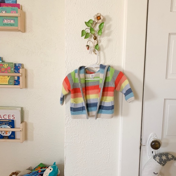 GAP Other - Rainbow knitted hoodie GAP Other - Rainbow knitted hoodie